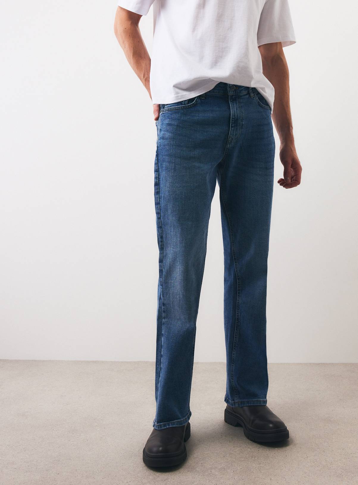 Mid Denim Bootcut Jeans 32R - Image 2
